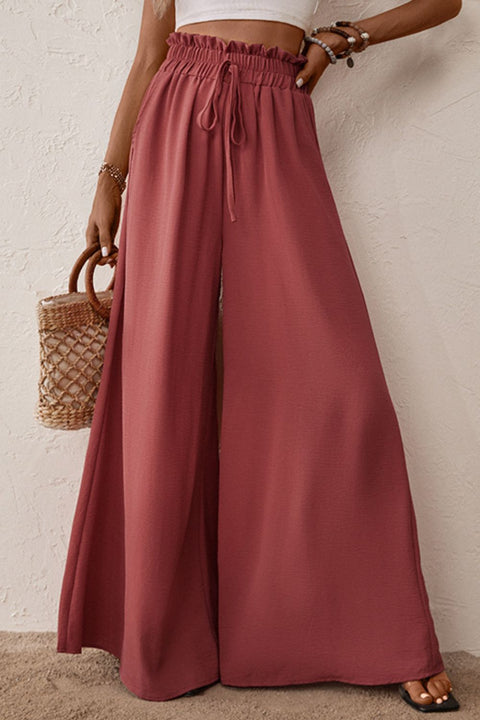 Frolic Flow Wide Leg | Paperbag Tie Waist | Rubies + Lace