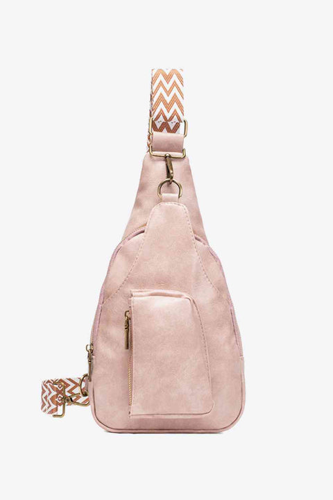 All The Feels | Side Pocket Leather Sling Bag | Rubies + Lace