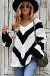 Woven Chevron Cable-Knit | Tunic Sweater | Rubies + Lace