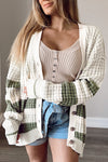 Striped Varsity Cardigan | Knit Button Down | Rubies + Lace