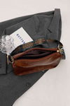 Square Leather Shoulder Bag | Multiple Color Options | Rubies + Lace