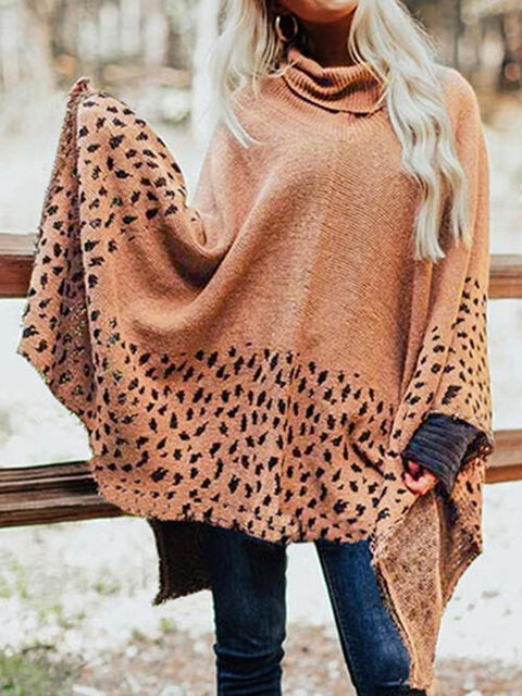 Turtleneck Poncho | Multiple Color Options | Rubies + Lace