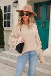 Fringe Sleeve Sweater | Multiple Color Options | Rubies + Lace
