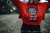 But I Think I Love Fall Most of All | Seasonal Women’s Crop Sweatshirt | Ruby’s Rubbish®