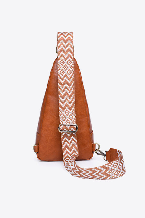 Take A Trip Leather Sling Bag | Multiple Color Options | Rubies + Lace