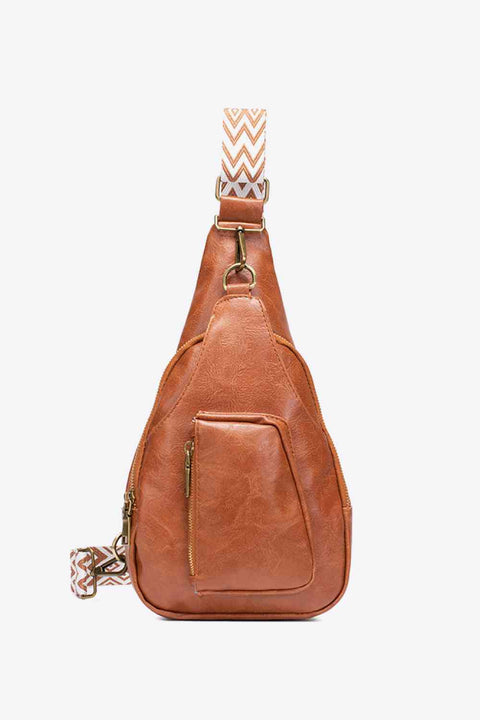 All The Feels | Side Pocket Leather Sling Bag | Rubies + Lace