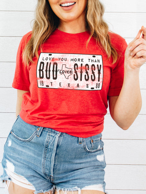 Bud Loves Sissy | Women's T-Shirt | Ruby’s Rubbish®