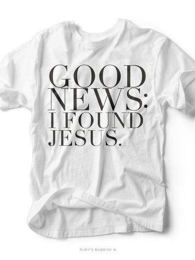 Good News | Men's Christian T-Shirt | Ruby’s Rubbish®