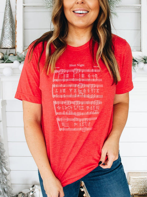 Silent Night Hymn | Seasonal T-Shirt | Ruby’s Rubbish®