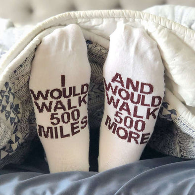 I Would Walk 500 Miles | Ankle Sock | Ruby’s Rubbish®
