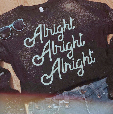 Alright Alright Alright | Women’s Crop Top | Ruby’s Rubbish®