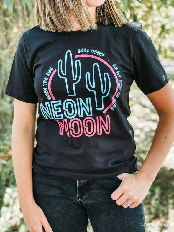 Neon Moon | Women's T-Shirt | Ruby’s Rubbish®