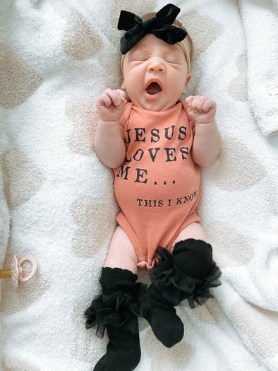 Jesus Loves Me This I Know | Infant Onesie | Ruby’s Rubbish®