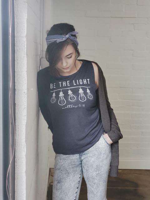 Be the Light | Women’s Muscle Tank | Ruby’s Rubbish®