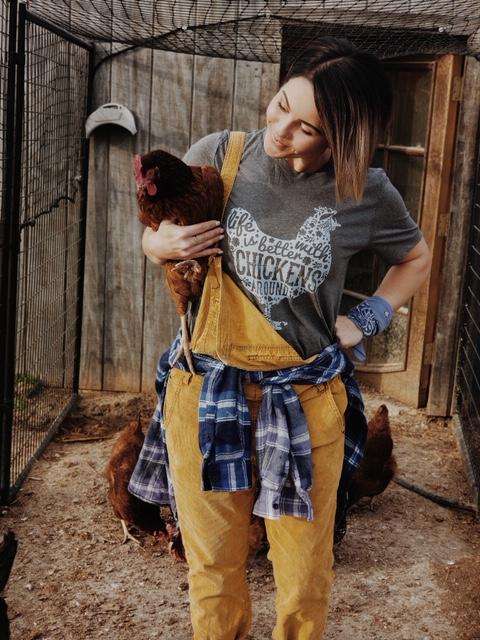 Life is Better with Chickens Around | Southern T-Shirt | Ruby’s Rubbish®