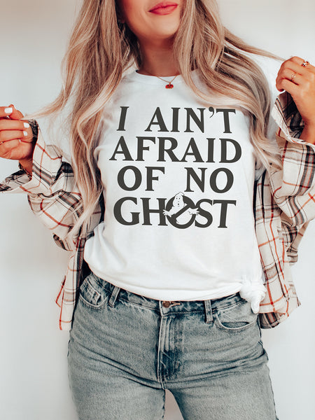 I ain't 'fraid of no ghost - discount Mens Halloween Crewneck