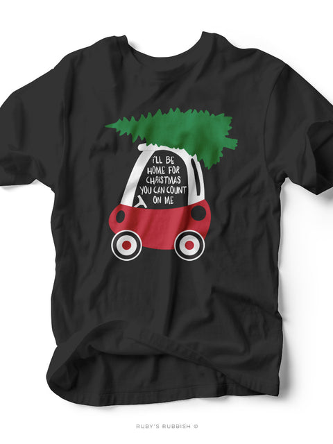 I'll Be Home For Christmas | Kid's T-Shirt | Ruby’s Rubbish®