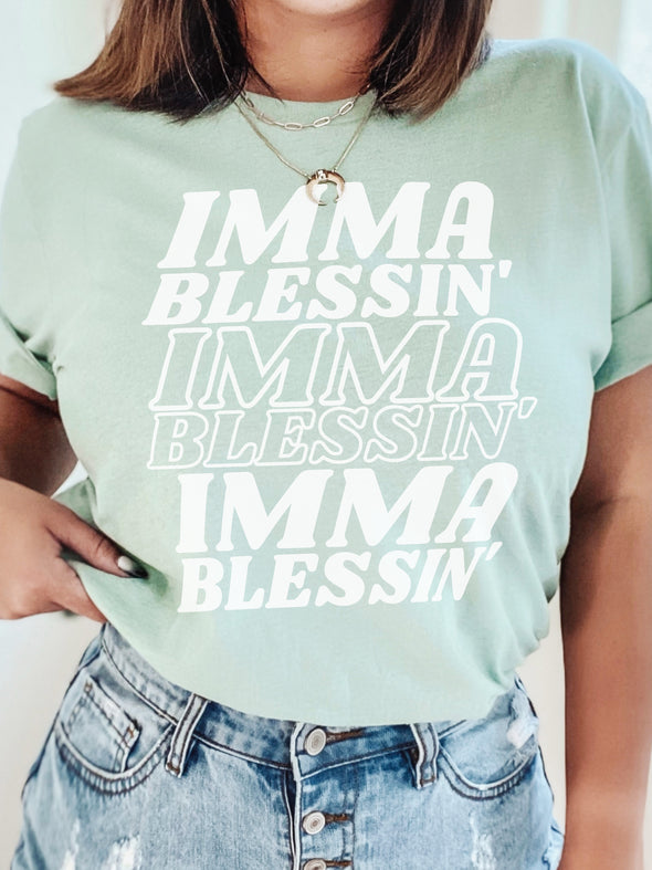 Imma Blessin' | Christian T-Shirt | Ruby’s Rubbish®