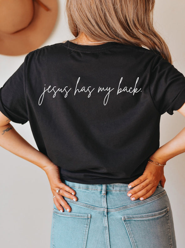 Jesus Has My Back | Christian T-Shirt | Ruby’s Rubbish®
