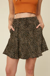 Rubies + Lace | Spotty Skirt Flare | Print Skirt