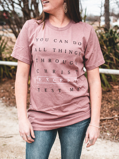 You Can Do All Things Through Christ | Scripture T-Shirt | Ruby’s Rubbish®