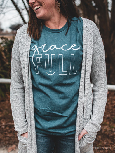 GraceFULL | Scripture T-Shirt | Ruby’s Rubbish®