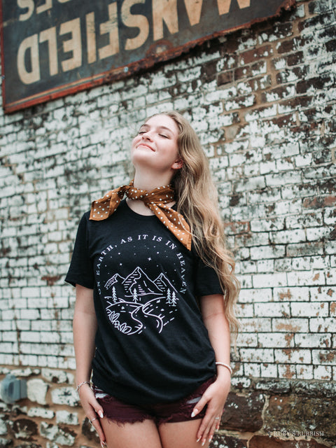 On Earth As it is in Heaven | Women's T-Shirt | Ruby’s Rubbish®