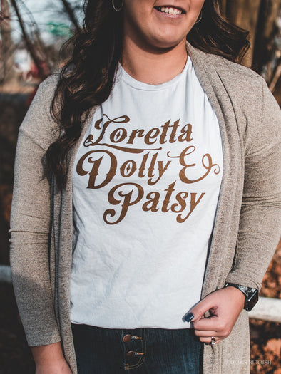 Loretta, Dolly & Patsy | Women's T-Shirt | Ruby’s Rubbish®