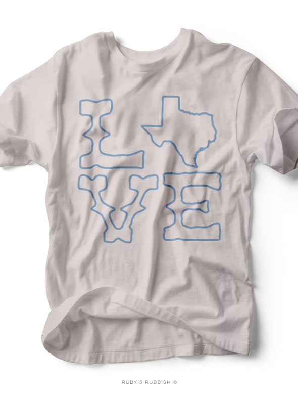 Texas LOVE | Southern T-Shirt | Ruby’s Rubbish®