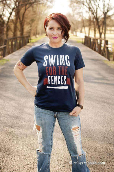 Swing for the Fences | Game Day T-Shirt | Ruby’s Rubbish®