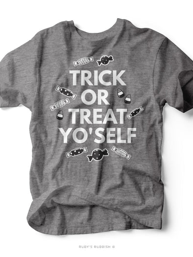 Trick or Treat Yo'Self | Seasonal T-Shirt | Ruby’s Rubbish®
