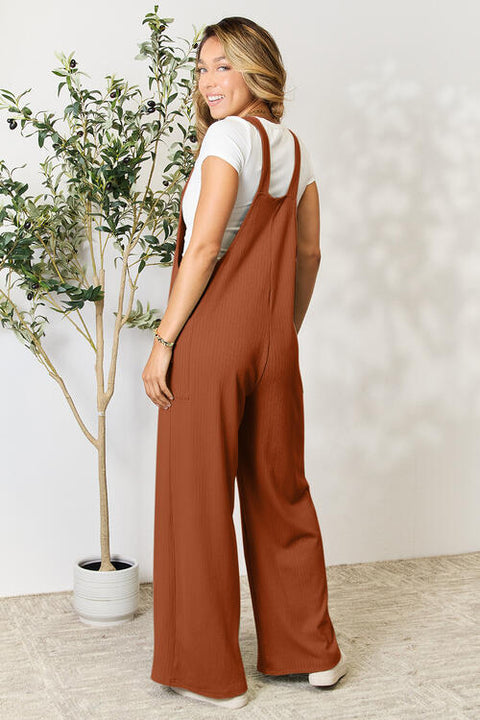 Wide Strap Overall with Pockets | Multiple Color Options | Rubies + Lace