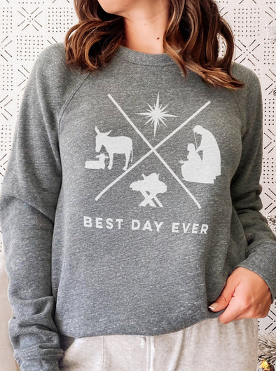 Best Day Ever (Christmas) | Seasonal Sweatshirt | Ruby’s Rubbish®