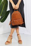 Woven Backpack | Faux Leather | Rubies + Lace