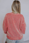 Ribbed Sweater | Vintage Pullover | Rubies + Lace