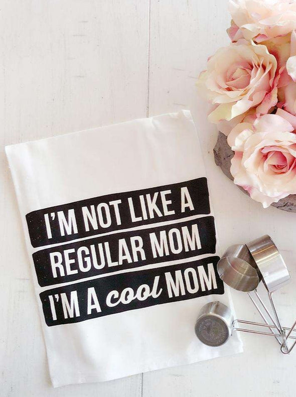Cool Mom | Flour Sack Tea Towel | Ruby’s Rubbish®