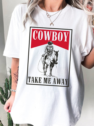 Cowboy Take Me Away | Southern T-Shirt | Ruby’s Rubbish®