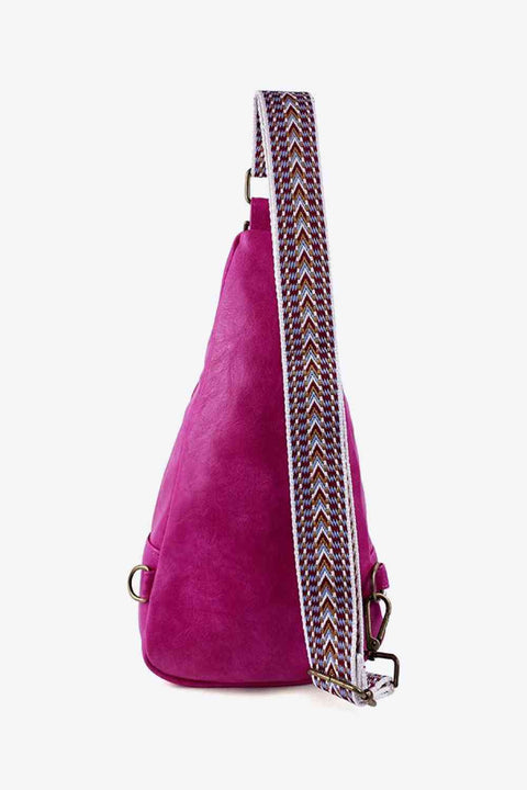 All The Feels | Side Pocket Leather Sling Bag | Rubies + Lace