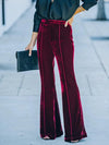 Velvet Flare Pants | Multiple Color Options | Rubies + Lace