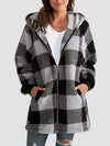 Holiday Plaid | Hooded Jacket with Pockets | Rubies + Lace