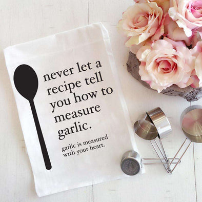 Garlic | Flour Sack Tea Towel | Ruby’s Rubbish®