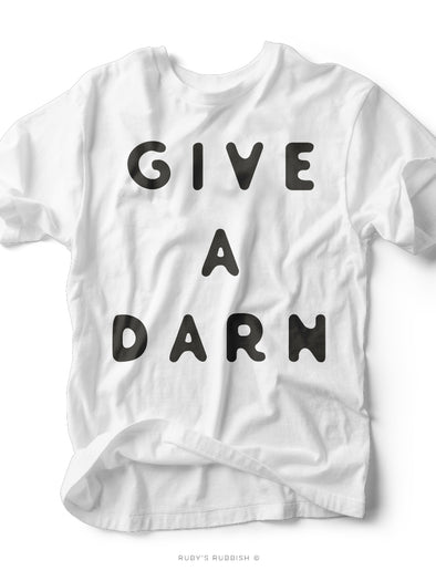 Give a Darn | Kid's T-Shirt | Ruby’s Rubbish®
