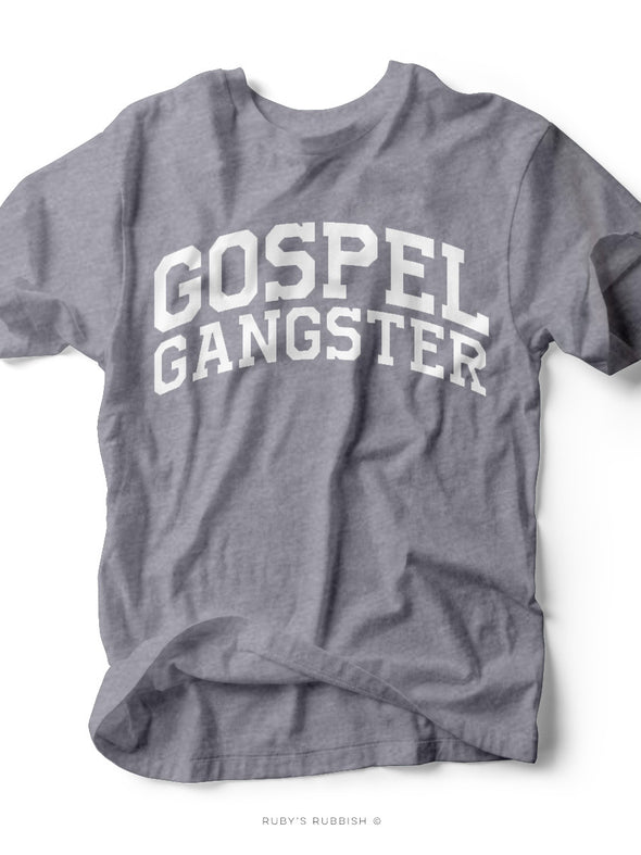 Gospel Gangster | Scripture T-Shirt | Ruby’s Rubbish®
