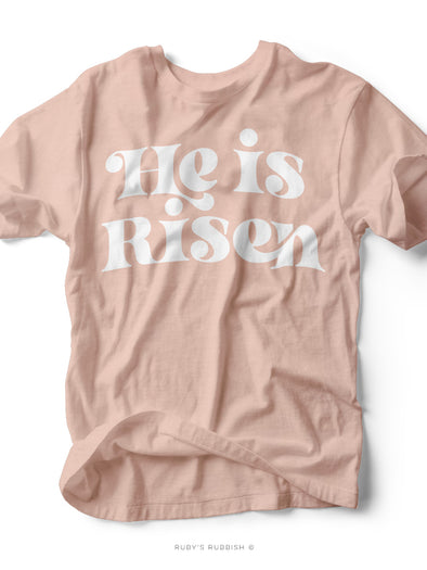 He is Risen | Christian T-Shirt | Ruby’s Rubbish®