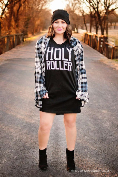 Holy Roller | Women's T-Shirt Dress | Ruby’s Rubbish®