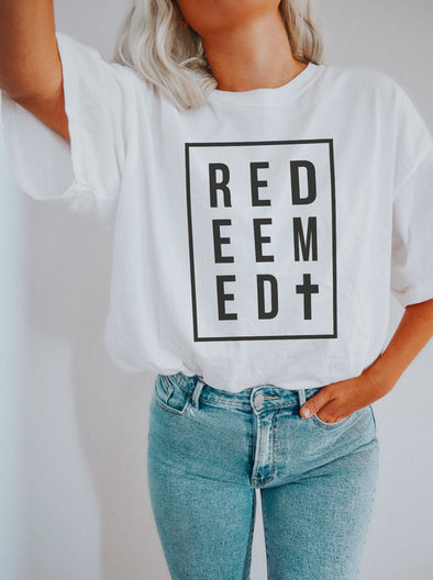 Redeemed | Christian Comfort Colors T-Shirt | Ruby’s Rubbish®