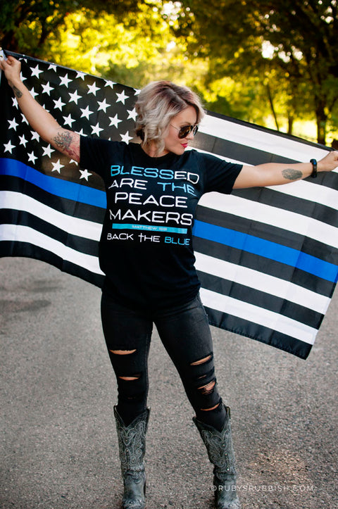 Blessed are the Peacemakers | Scripture T-Shirt | Ruby’s Rubbish®