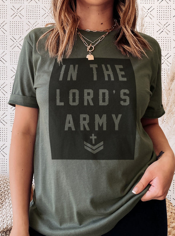 In the Lord's Army | Christian T-Shirt | Ruby’s Rubbish®