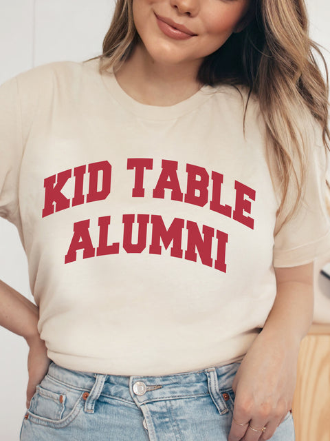 Kid Table Alumni | Seasonal T-Shirt | Ruby’s Rubbish®