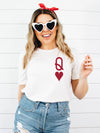 Queen of Hearts | Women's T-Shirt | Ruby’s Rubbish®